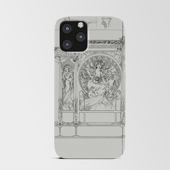 alphonse mucha iPhone Card Case