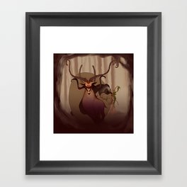 The Night Deer & Pepín le Lapin Framed Art Print