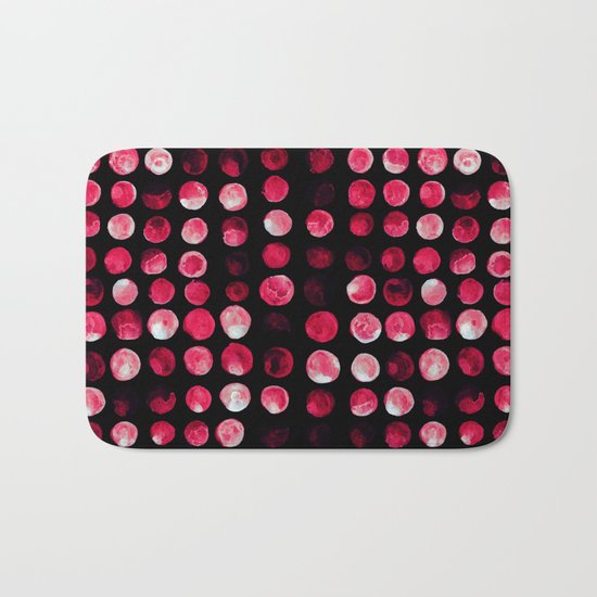 Fuxia Dots Bath Mat
