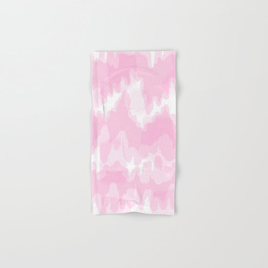 Blossom - Blush pink abstract art Hand & Bath Towel