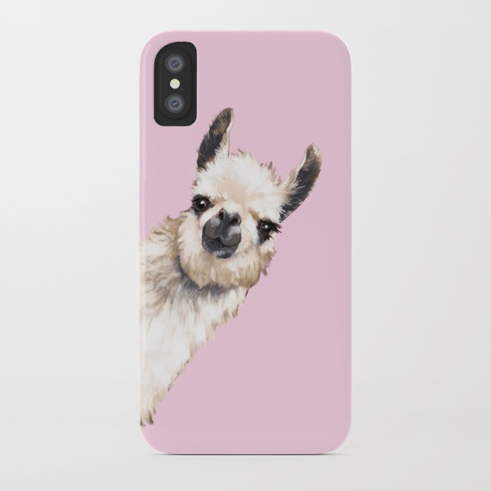 sneaky llama iphone case