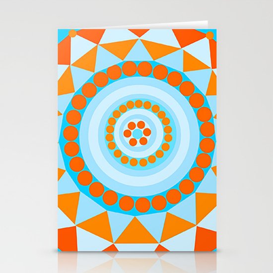 Blue Blooms Stationery Cards