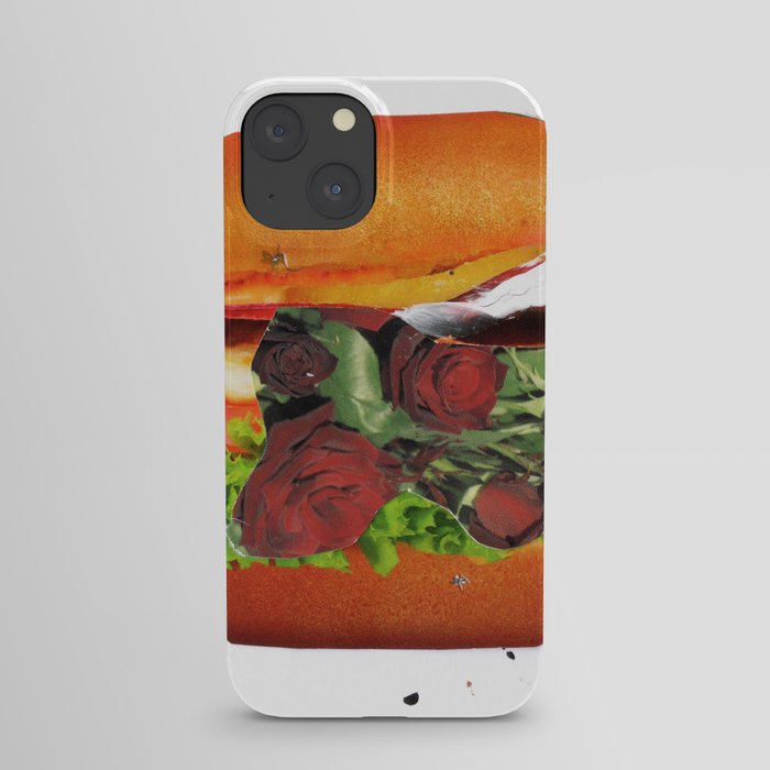 Burger & Roses · Red Roses iPhone Case