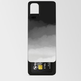 Watercolor Ombre (black/white) Android Card Case