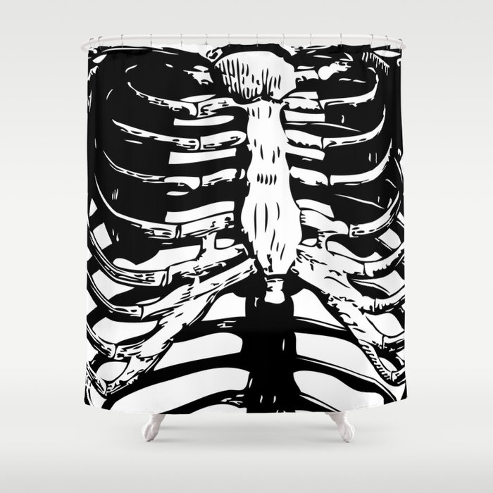 Skeleton Ribs Skeletons Rib Cage Human Anatomy Black And