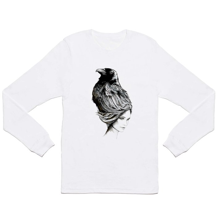 Raven Haired Long Sleeve T Shirt