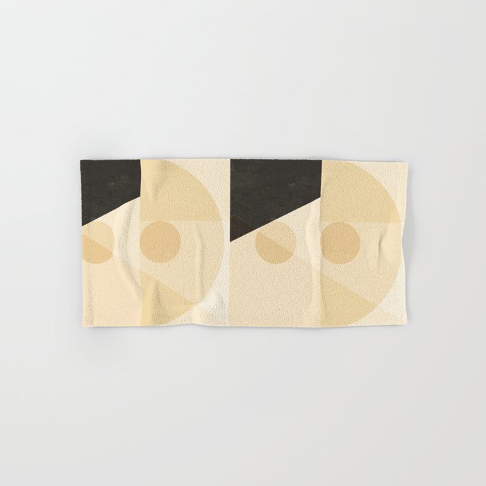 Abstraction_NEW_BAUHAUS_GEOMETRIC_SHAPE_POP_ART_0120BB Hand & Bath Towel