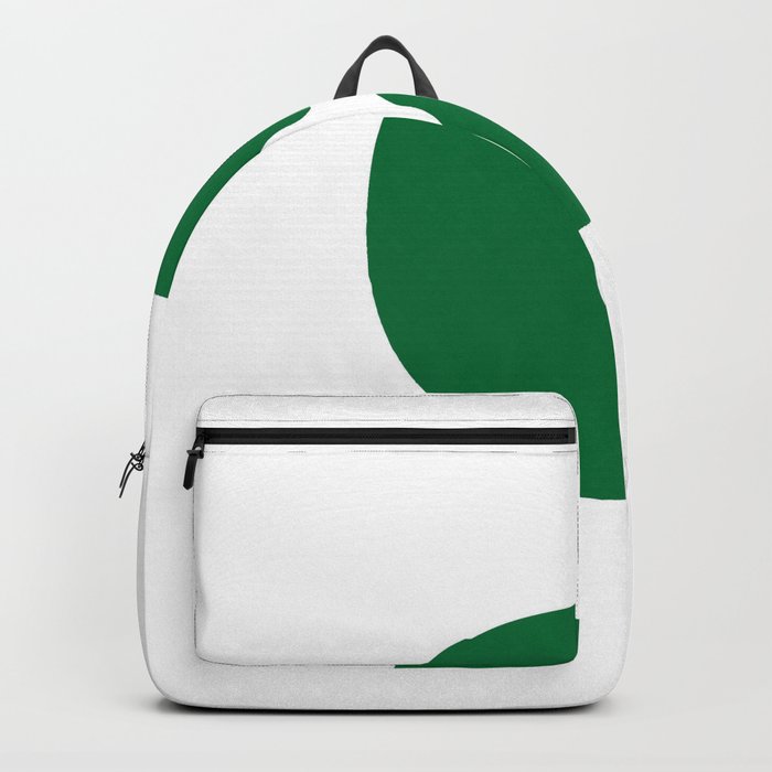 c (Olive & White Letter) Backpack