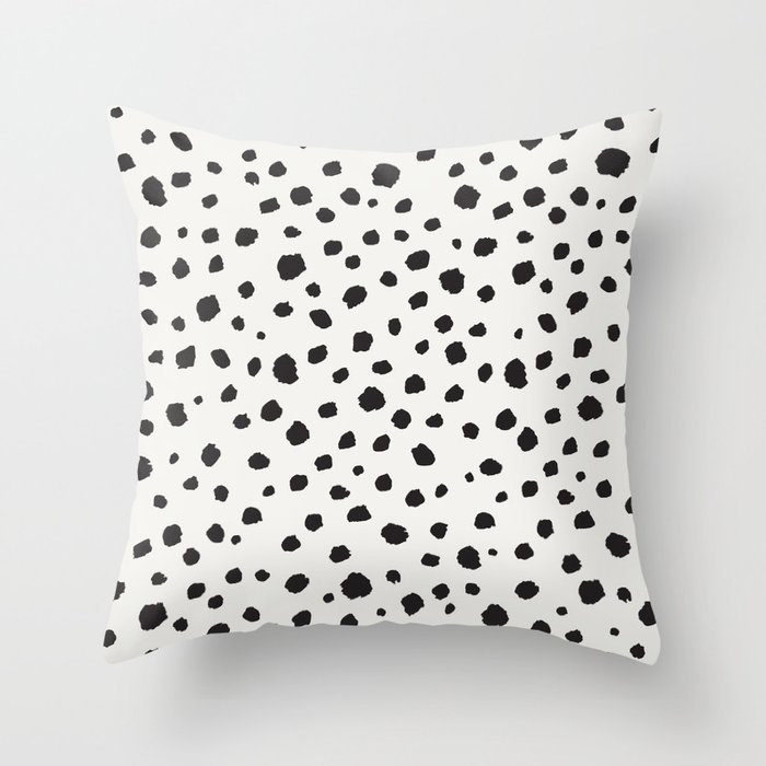 Spots Animal Print Throw Pillow