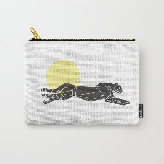 Geometric Cheetah Carry-All Pouch