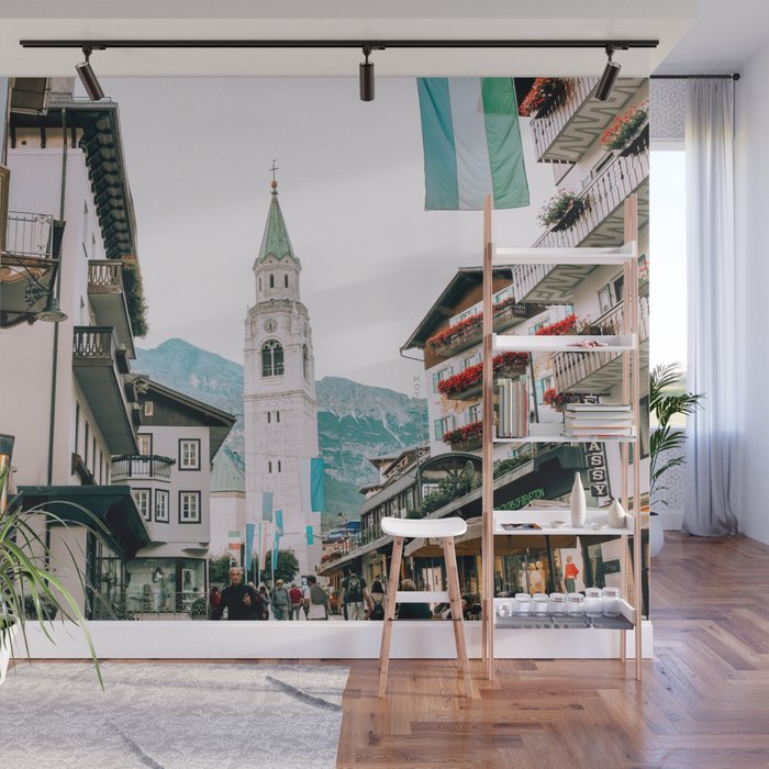 Time Stands Still | Cortina d'Ampezzo, Italy Wall Mural