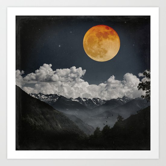 Moon Melodies Art Print