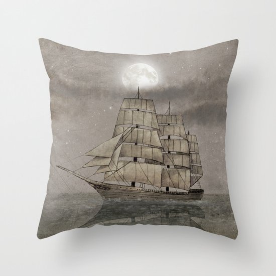Night Journey Throw Pillow