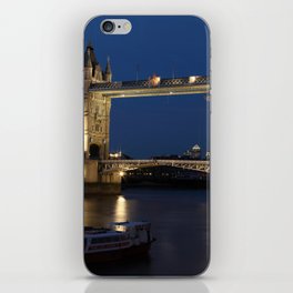 Great Britain Photography - Tower Bridge Lit Up In The Early Night iPhone Skin