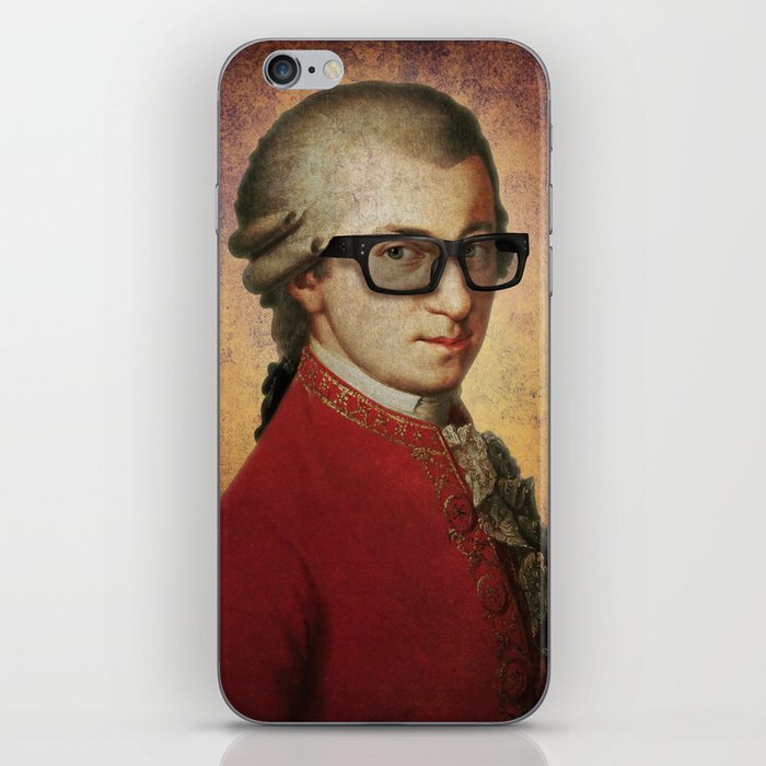 Hipster Mozart iPhone Skin