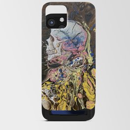Skull With a Pearl Earring iPhone Card Case