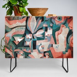 Remix Dry cooler garden Painting  by Paul Klee Bauhaus  Credenza