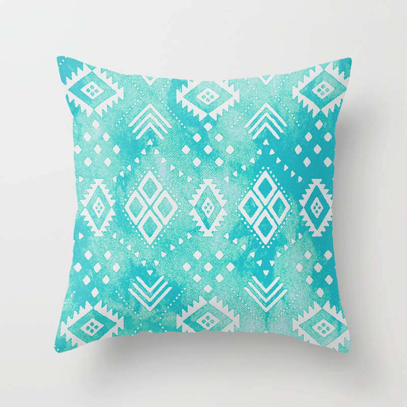 Get Lost Aztec Print Throw Pillow By Clarestoffels Society6