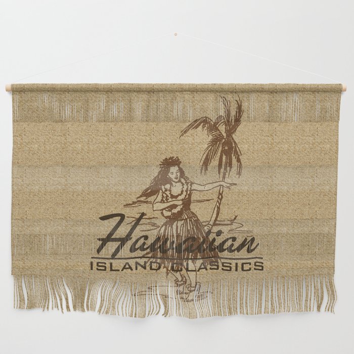 Tradewinds Hawaiian Island Hula Girl Wall Hanging