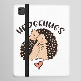 Hedgehugs Cute Hedgehog Hugs iPad Folio Case