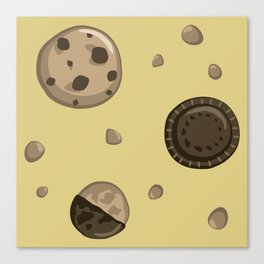 Assorted Yellow Cookies Canvas Print