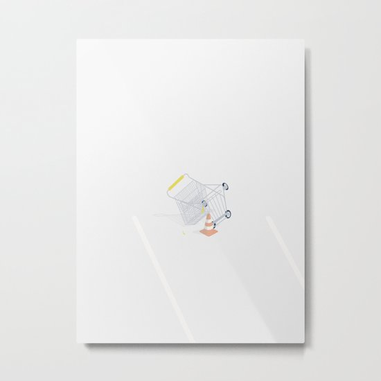 GÅ PÅ INDKØB Metal Print