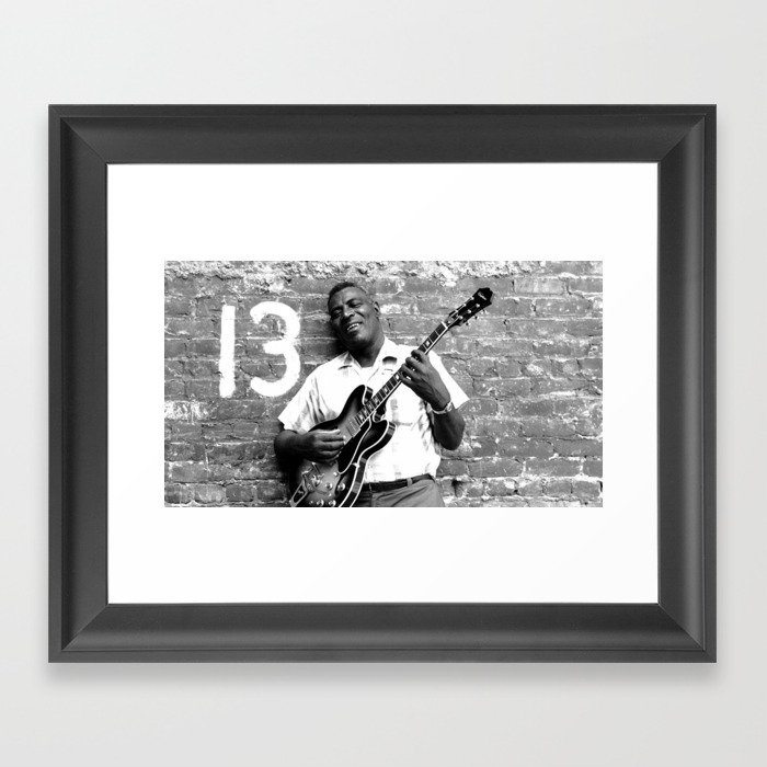 Howlin Wolf Next to the Number 13 Framed Art Print