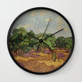Vincent van Gogh - Olive Trees Wall Clock