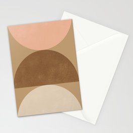 Abstraction_GEOMETRIC_SHAPE_BALANCE_BOHEMIAN_POP_ART_0517A Stationery Card