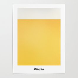 Colors of Whiskey Sour Poster
