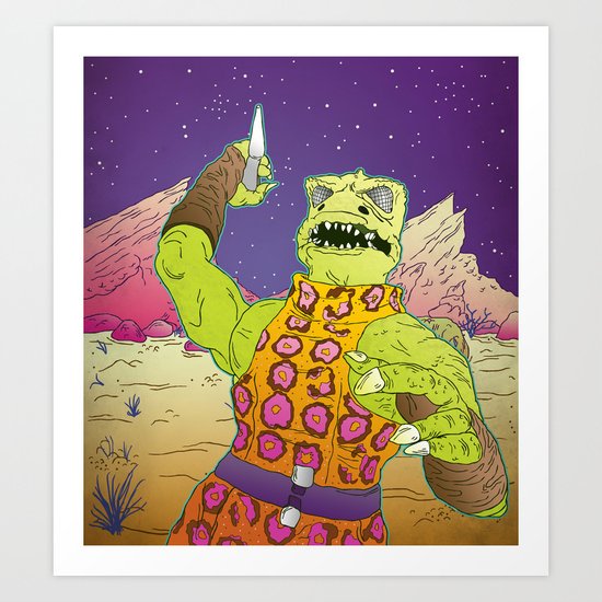 Dog Gorn It! Art Print