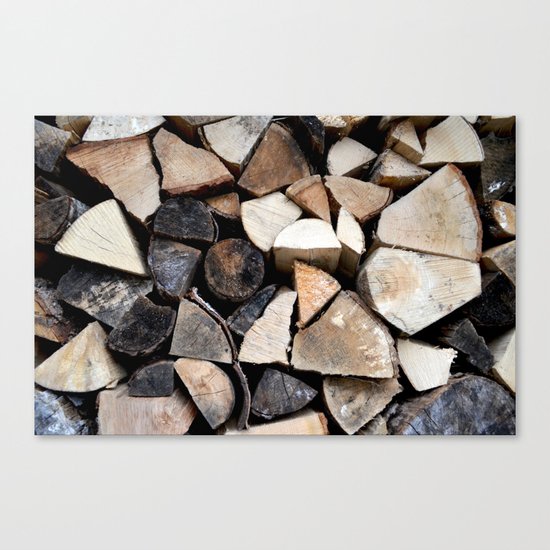 Wood Canvas Print