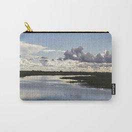 South Africa Photography - Pond Under The Blue Cloudy Sky Carry-All Pouch