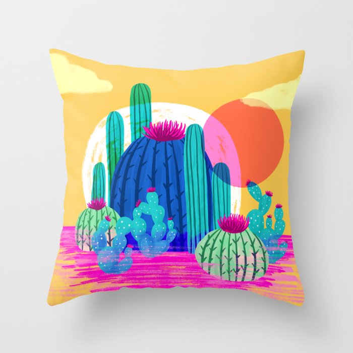 Washington throw pillows in living room