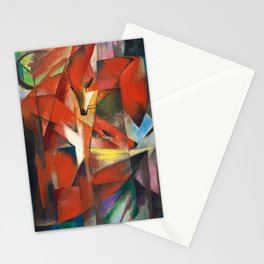 Franz Marc "The foxes" Stationery Card