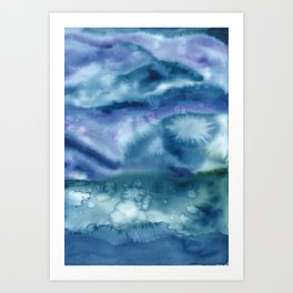 Blue Fog Art Print