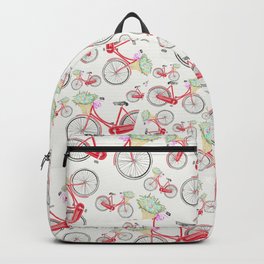 Bicycle Trip Backpack | Graphicdesign, Redbike, Cutebicycle, Bicycledesign 