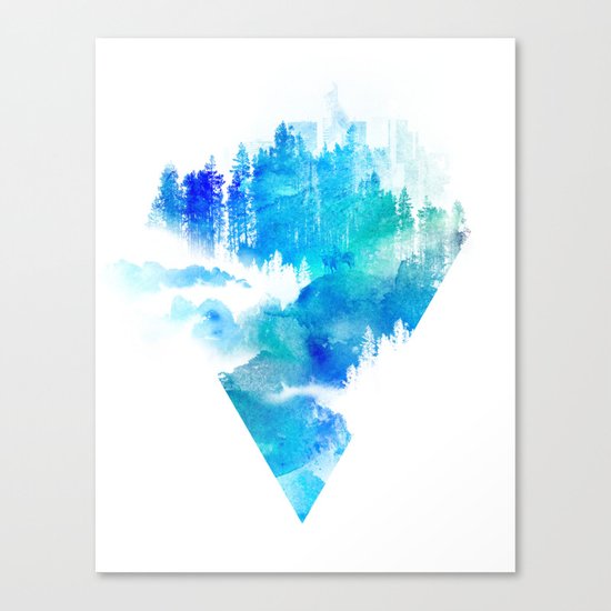 Escape from town Canvas Print