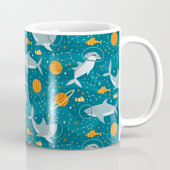Space Sharks Coffee Mug