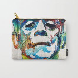 Frankenstein Art - Colorful Monster - By Sharon Cummings Carry-All Pouch