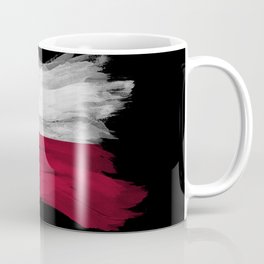 Texas state flag brush stroke, Texas flag background Mug