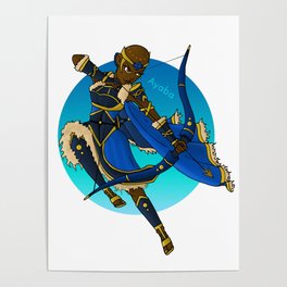 Ayaba (Queen) Warrior Poster