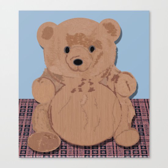Wes T. Bear Canvas Print
