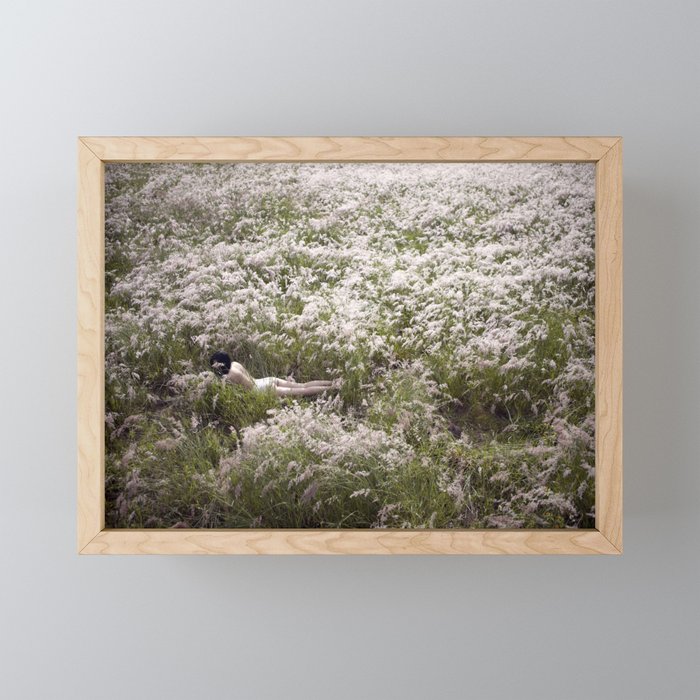 Wild Flowers. Framed Mini Art Print