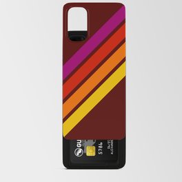 Bormo - Pink Red Orange Yellow Stripes Android Card Case