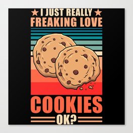 Cookies Love Canvas Print