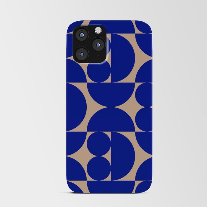 "Grapes and apple slices (royal blue)" iPhone Card Case