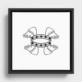 Angel Eyes Framed Canvas