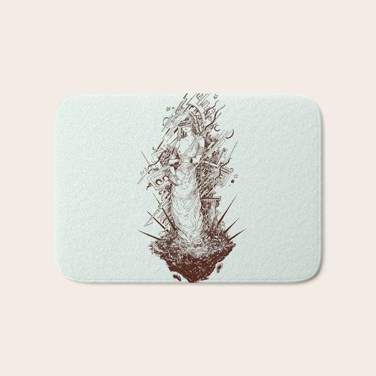 des cartisae Bath Mat