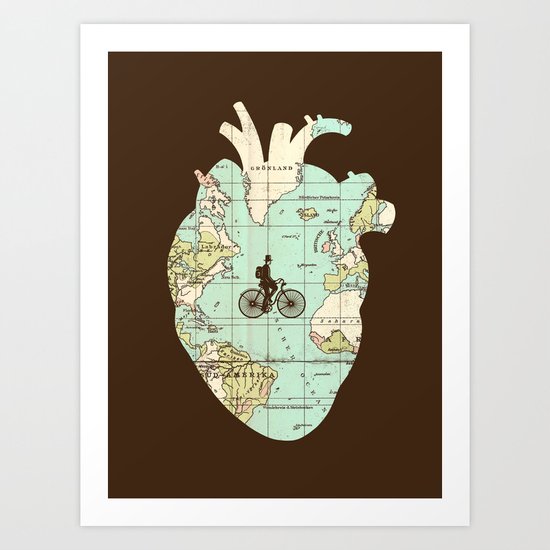 Follow Your Heart Art Print